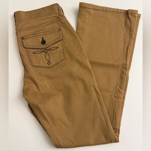 Lauren Ralph Lauren Flare Jeans in Tan Classic Bootcut Size 2p